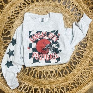 Chiefs Retro crewneck (Olive Street Boutique) Size M